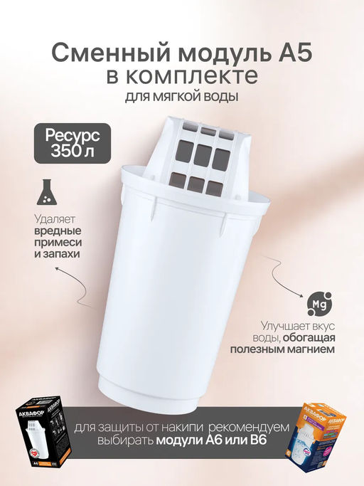 -8% Стеклянный фильтр-кувшин Норд чёрный (кассета А5 в комплекте) Аквафор  фото 7