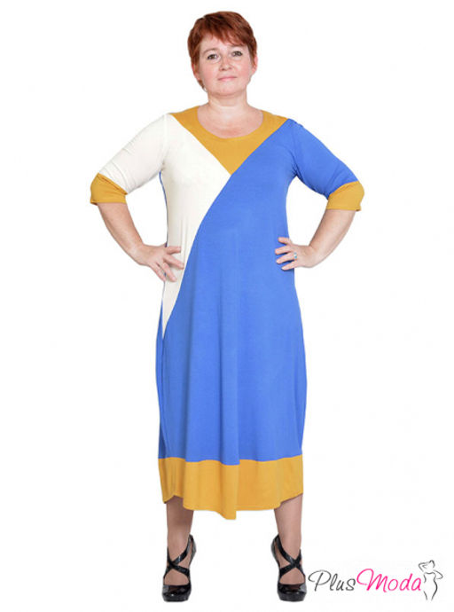 Платье Модель №122 размеры 50-72 - Plusmoda фото 6