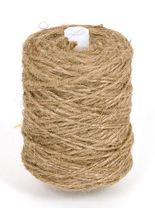 Нитки джутовые Д5 100% джут 1.4 мм 164 я 150 м суровый