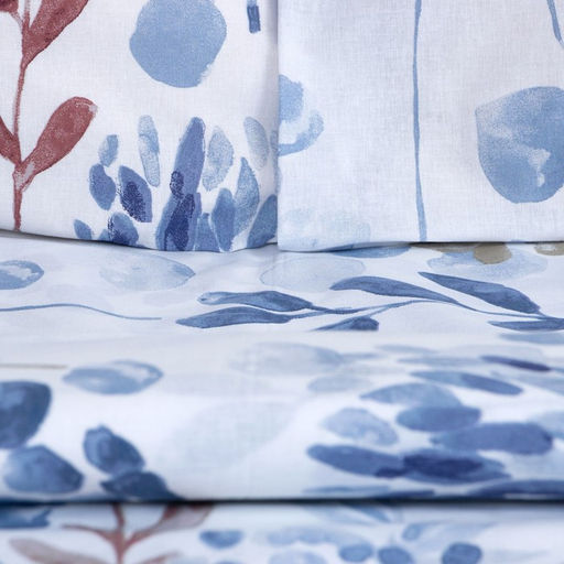 Постельное бельё Этель дуэт Flora and spring (вид 1) 143х215 см -2 шт, 220х240 см, 70х70 см 2 шт, поплин 125 г/м2  фото 3