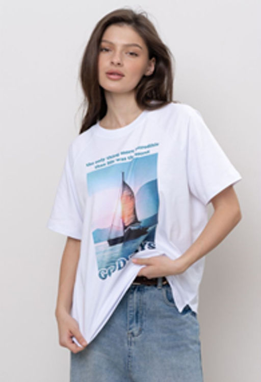 ФУТБОЛКА ЖЕНСКАЯ арт. 1900W-20322.2F-921.1331 - Almando melado фото 2