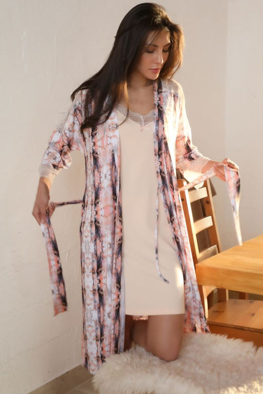 ПЕНЬЮАР ЖЕНСКИЙ арт. 3710W-76012.2S-043 - Almando melado фото 2