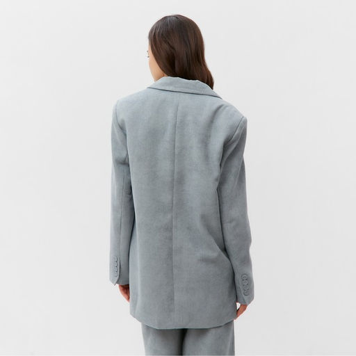 Пиджак женский MIST Velvet, размер 42-44 (S-M), серый