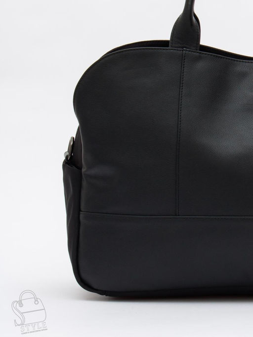 Сумка женская кожаная 179125PE black Polina&Eiterou