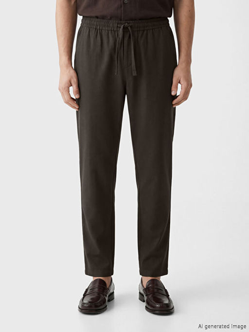 Брюки Regular Fit под лен мужские