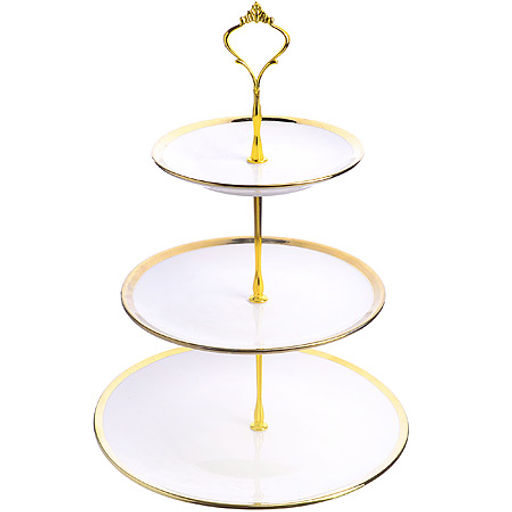 60013 Конфетница 3ярус 15-20-25см фарфор LR (х8) - Mayer&boch фото 2