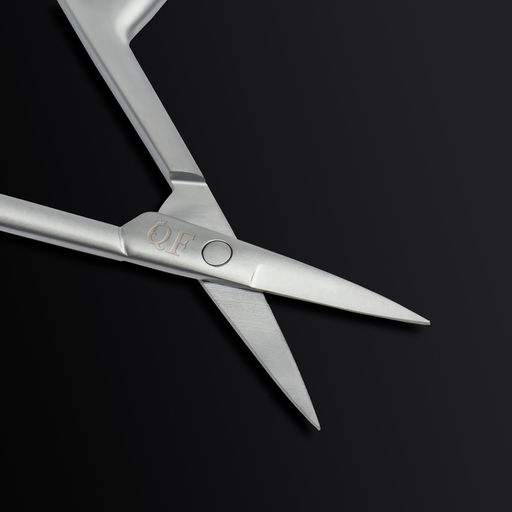 Ножницы маникюрные «Премиум сатин», узкие, прямые, матовые, 9.6 см