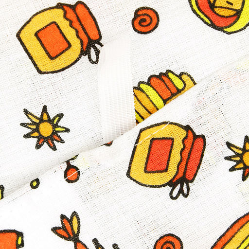 Полотенце вафельное 50х70см "Весенняя капель", хлопок 100%, "Домашняя мода" (Россия)