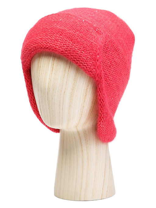 Шапка жен. анг+нейл+люр LB-A53040 fuchsia