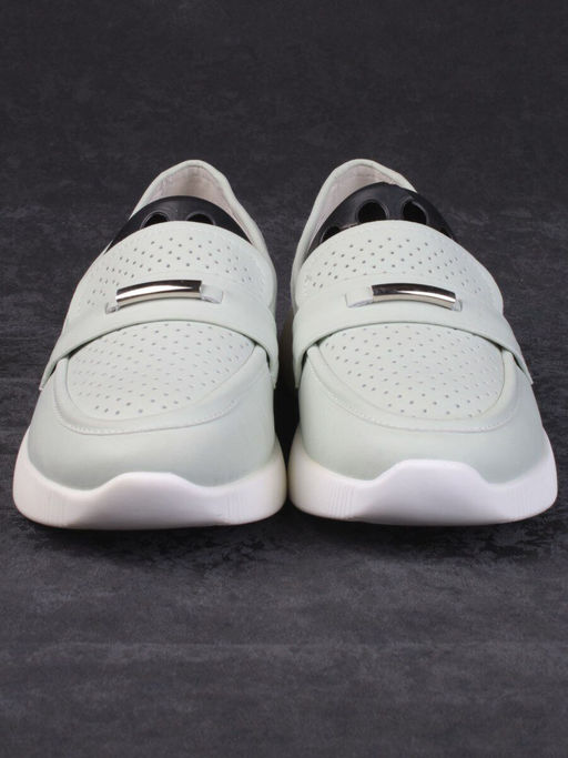 03-PDL 205-3 LT. GREEN Полуботинки женские (натуральная кожа) - Фабричный китай фото 9