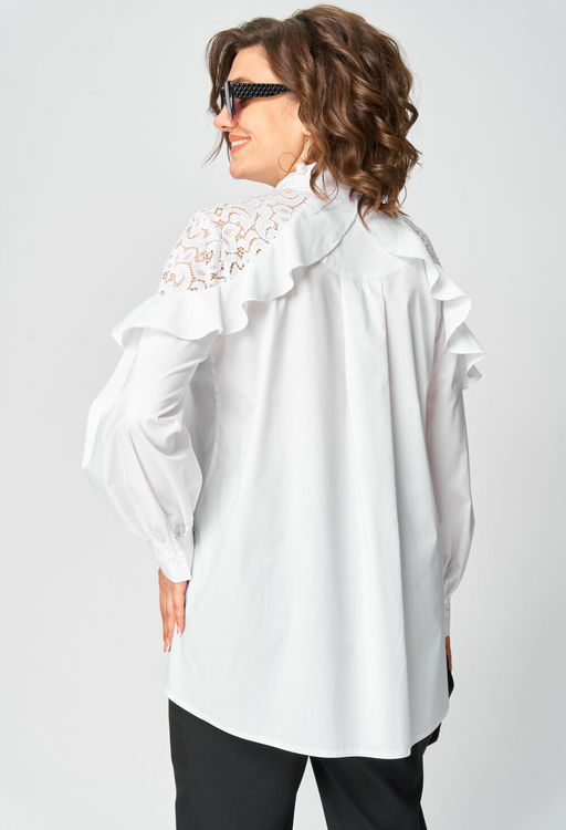Блуза EVA GRANT 7174-1 белый
