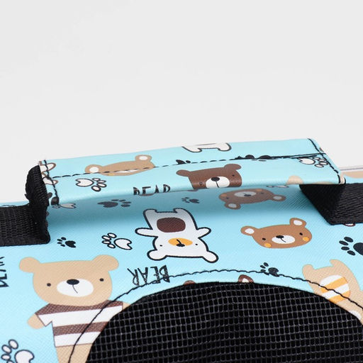 Сумка-переноска каркасная Медвежонки , размер M, 40 х 21 х 27 см - Пижон фото 8