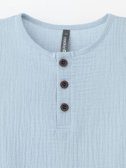 ТК 62017/нежно-голубой полукомбинезон д/дет яс