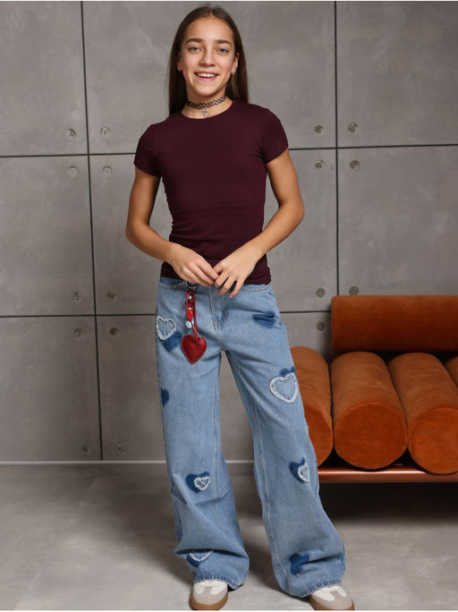 Футболка Скимс Бордо Девочка - София фото 5