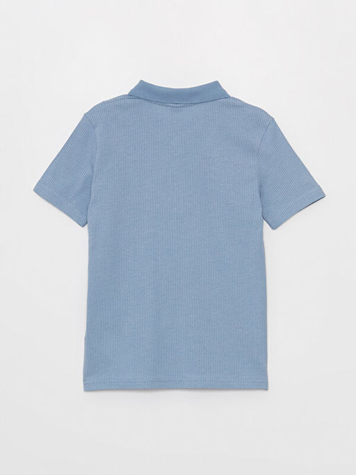 Polo Yaka K?sa Kollu Erkek ?ocuk Ti??rt - Waikiki фото 2