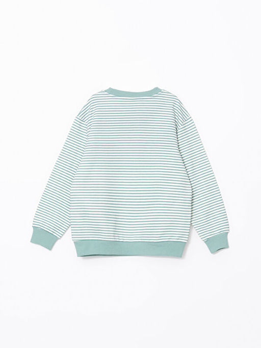 Bisiklet Yaka Erkek ?ocuk Sweatshirt - Waikiki фото 3