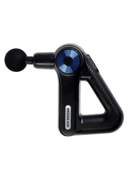 Массажёр для тела LEM-11, перкуссионный, 9 насадок, 9 режимов, чёрный