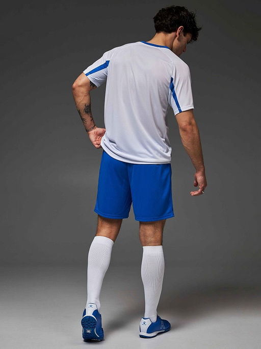 Футбольная форма KELME Short-Sleeved Football Suit (White/Blue)