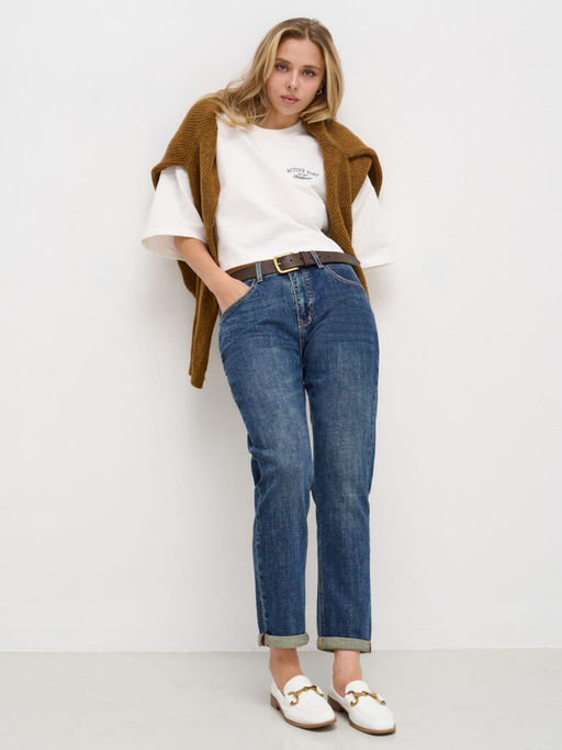 Джинсы женские синие Bochetti