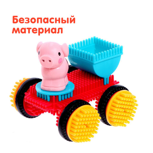 Конструктор игольчатый BRISTLES Весёлая ферма, 100 деталей - Simaland фото 5