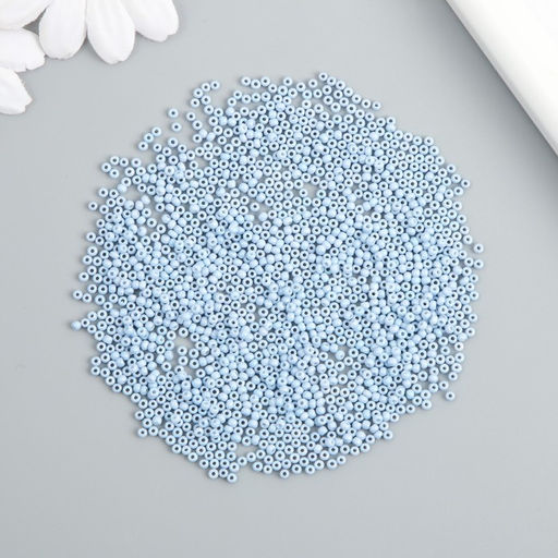 Бисер стекло 12/0 «Детский голубой», ровный №674, 450 г