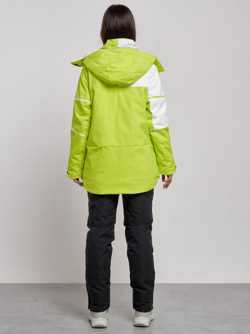 Горнолыжный костюм женский зимний салатового цвета 02321Sl - Chunmai фото 7