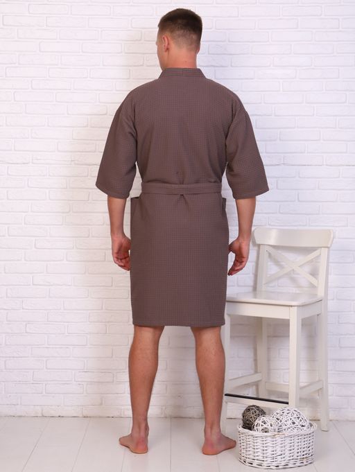 ХАЛАТ ДОМАШНИЙ КИМОНО ВК-СЕР-КОР-969 - Ашматекс фото 3