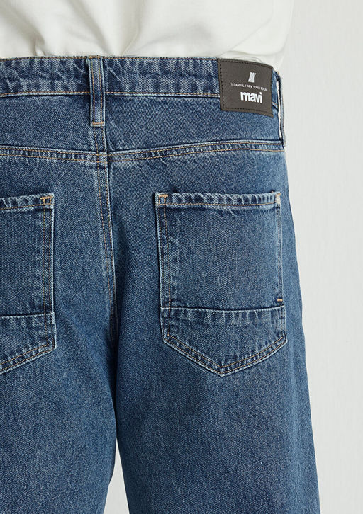 Mitte Street Koyu Mavi Jean Pantolon  фото 8