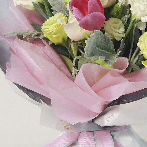 Фетр для упаковок и поделок, однотонный, ярко - розовый, однотонный, двусторонний, рулон 1 шт., 50 см × 15 м