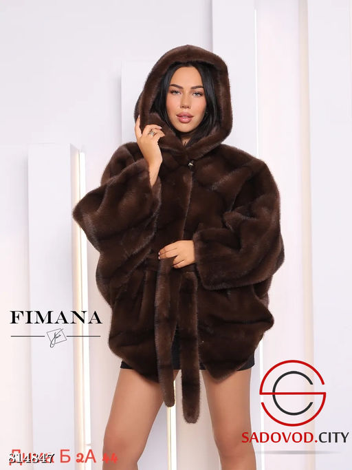 Шуба женская из искусственного меха - Bruno фото 3