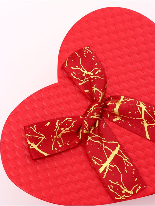 Набор подарочных коробок сердце 3 в 1, красный с бантом, 22?20?9; 18.5?17?7.5; 16?14?6 см