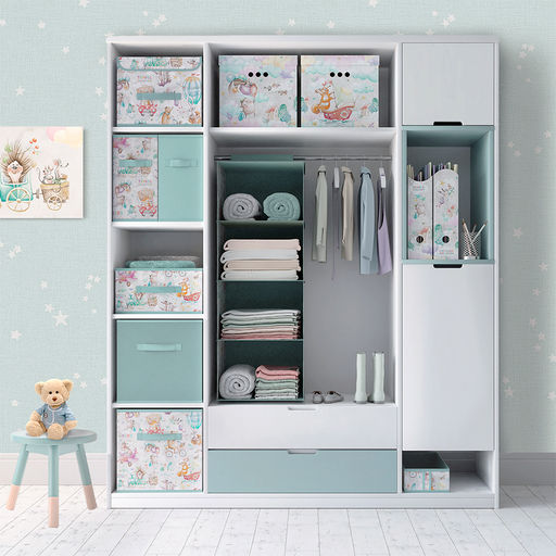 Набор коробов стеллажных без крышки, 2 шт., 31*31*31 см и 31*31*31 см, ПУТЕШАСТИКИ, шт - Valiant фото 6