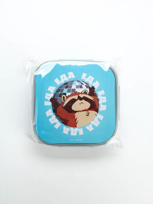 Ланч - бокс с ложкой, Енот, 17.817.87 см - Сима-Ленд фото 5