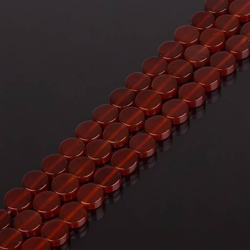 Бусины для рукоделия из камня Сердолик (Африка)