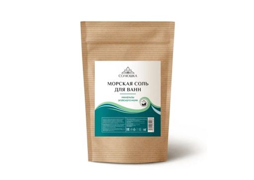 Морская соль для ванны 1 кг - Солюшка фото 2