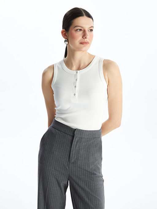 Kad?n Bisiklet Yaka D?z Atlet