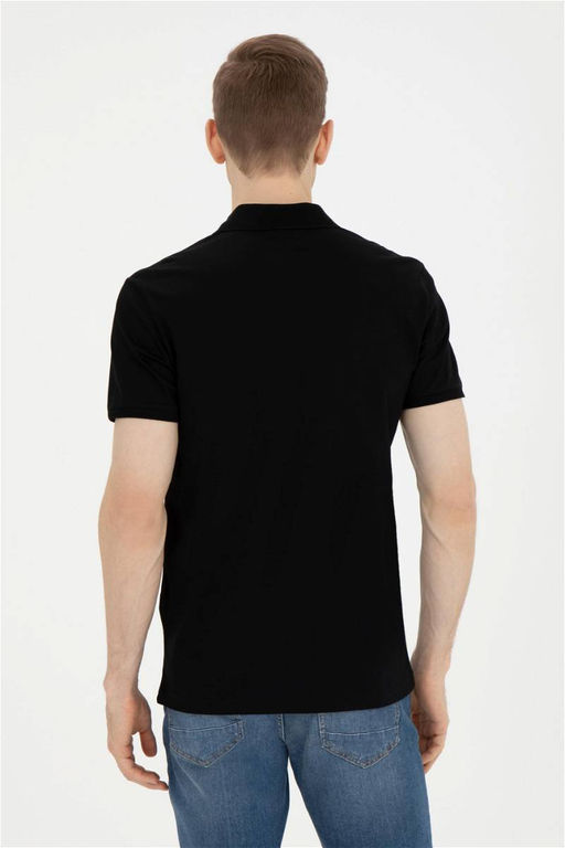 Мужская черная футболка - U.s. polo assn фото 5