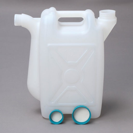 Канистра пищевая «Бочонок», 10 л, пластиковая, со сливом, белая