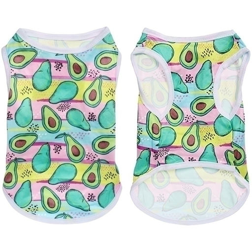 Цена за 2 шт. Майка для собак мелких пород "БРО на стиле", авокадо, размер S (длина спинки 26см, объем груди 32см, от 2 до 4кг)