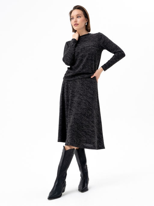 Юбка жен.арт.112/4-3,графитовый - Binita фото 5