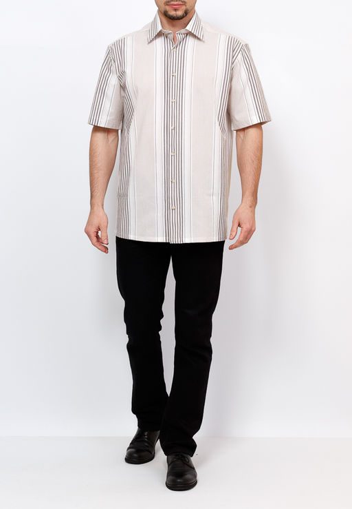 Сорочка мужская короткий рукав BERTHIER Caballero 23028  фото 5