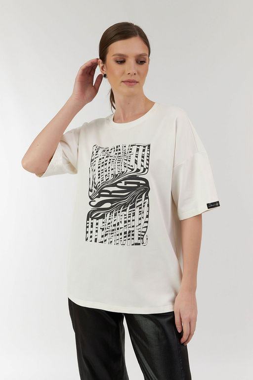 9-1043/811-5355-8 Джемпер трикотаж шелкография - Serginnetti фото 2