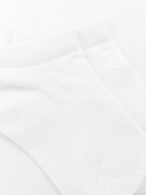 Цена за 5 пар! Короткие детские носки светло-оливкового цвета с сеткой - Mark formelle фото 8