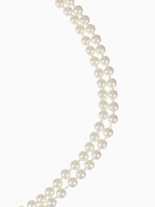 Бусы Классика шар №8, цвет молочный, L=125 см