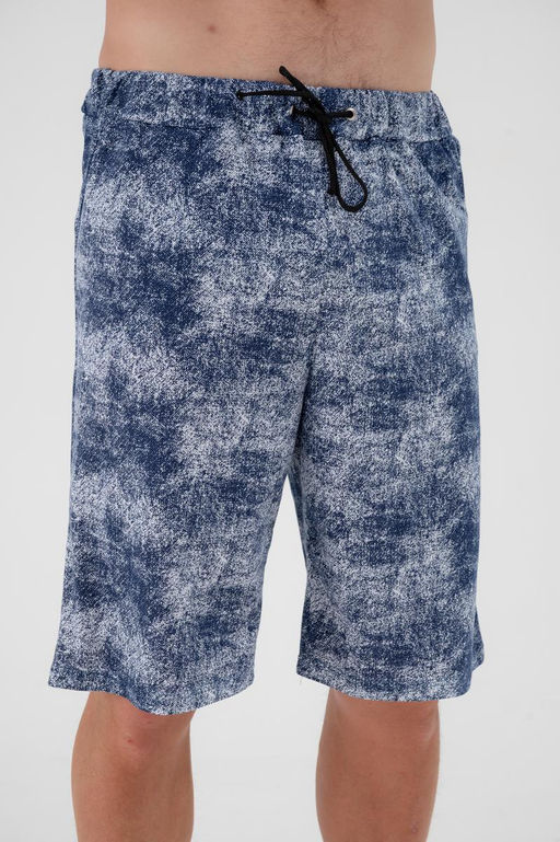 Бриджи мужские из кулирки Сёрфер светло синий - Амадэль фото 4