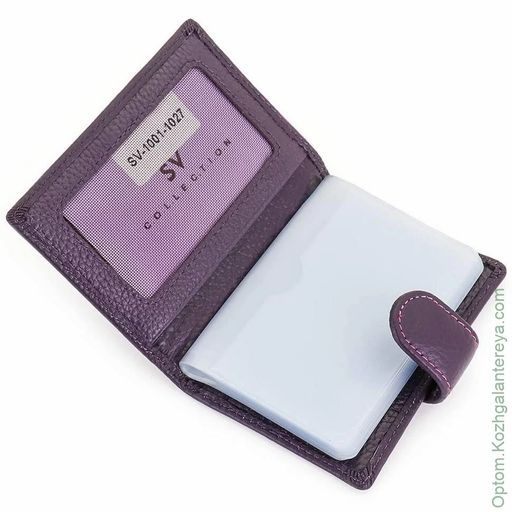 Женская кожаная визитница SV СВ 1001-1027 - Sergio valentini фото 3