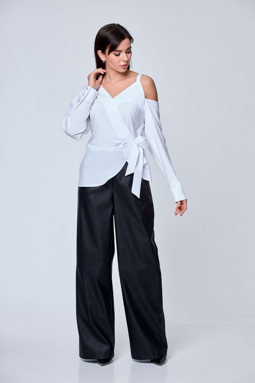 Блуза ANELLI 1177 белый фото 4