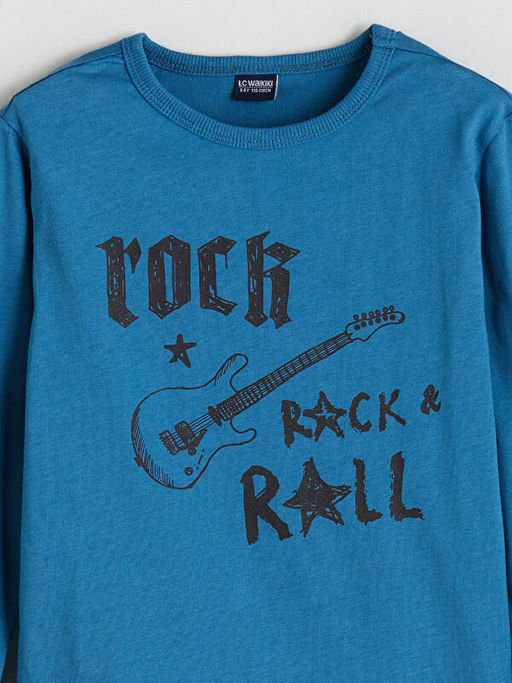 Bisiklet Yaka Erkek ?ocuk Pijama Tak?m?