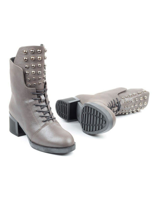 04-105E6G17 8J71M Ботинки зимние женские (натуральная кожа, натуральный мех)