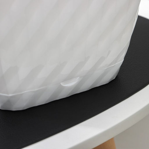 Горшок для цветов с поддоном СибПолимер «Классика», 2 л, пластик, белый